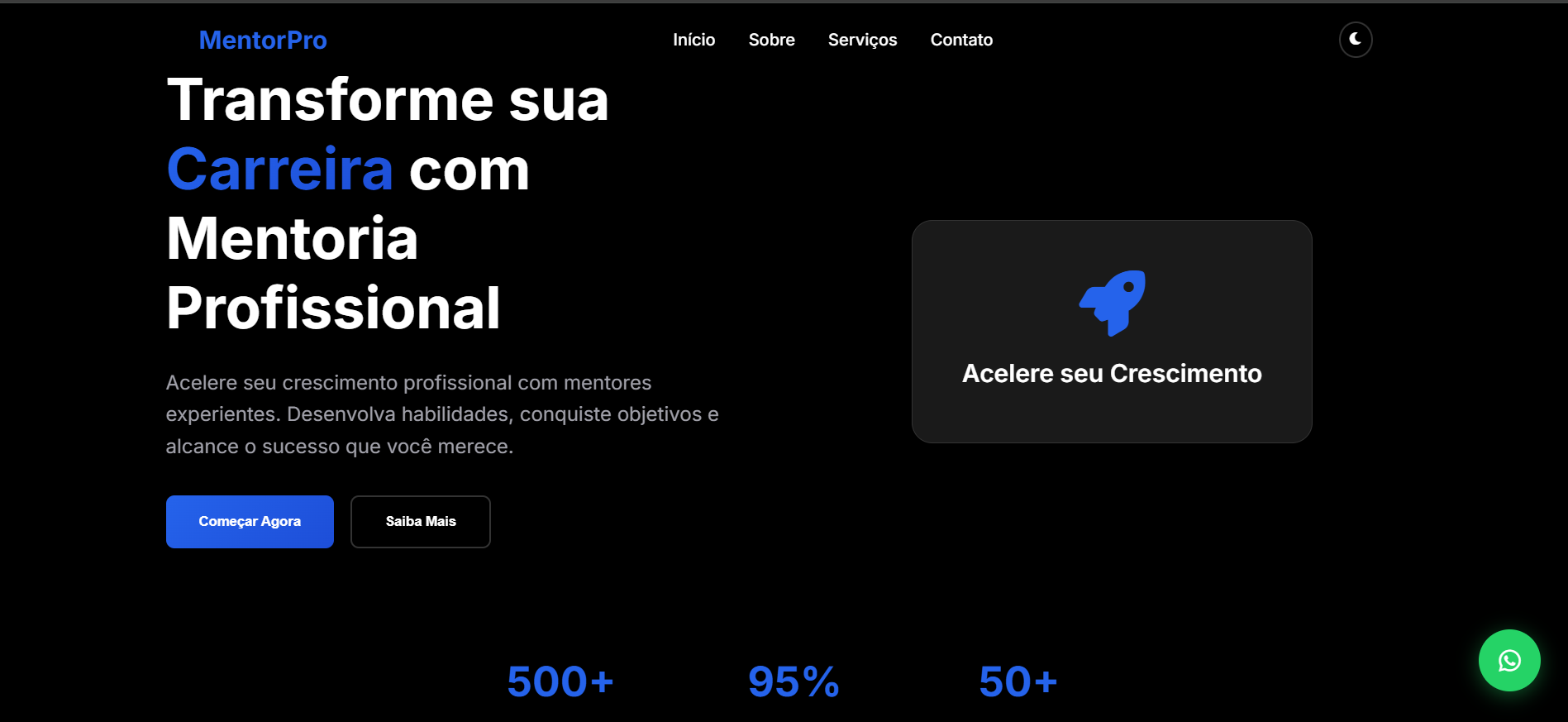 Site Corporativo MentorPro